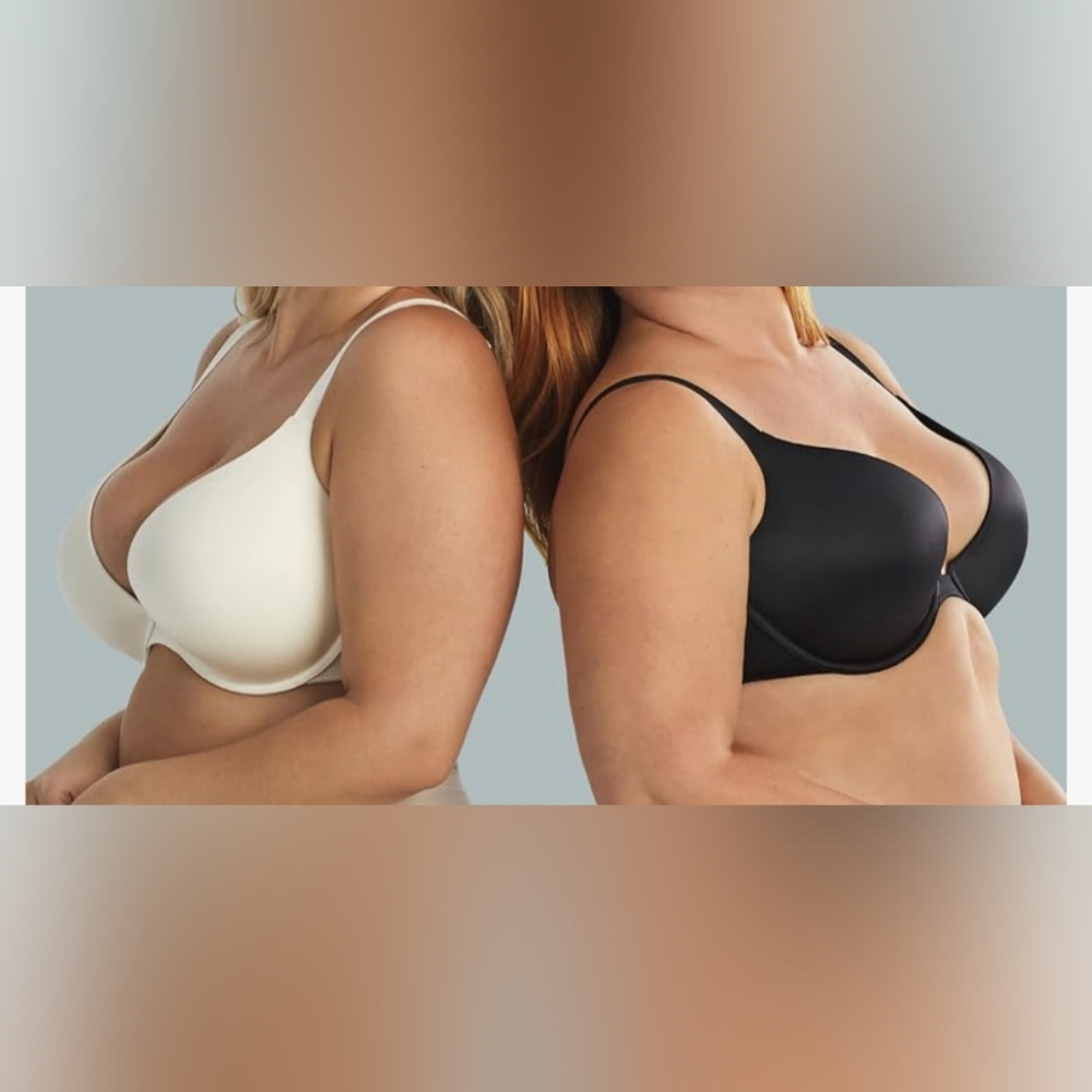 DREAMFIT Plus Size Full Coverage Microfiber Bra - Picture 3 of 11